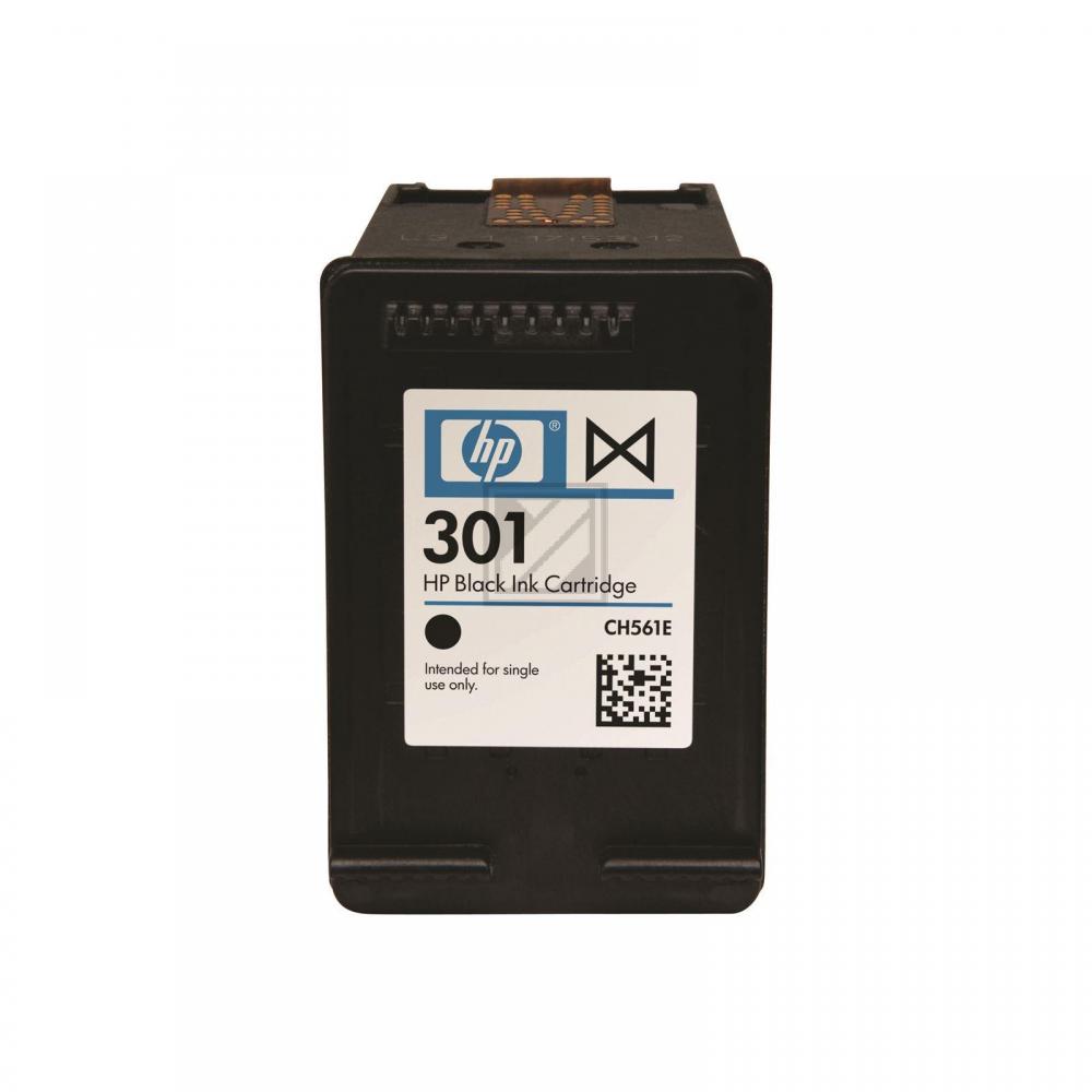 CH561EE // 301 / schwarz / original HP Druckkopfpatrone schwarz / CH561EE / 170 S. / 3.00 ml