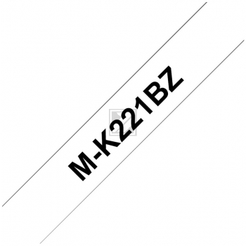 MK221BZ / original BROTHER PTouch Farbband / MK221BZ