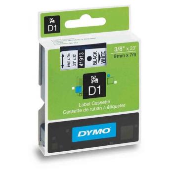 40913 Dymo Schriftband 9mm, schw/wei / 40913