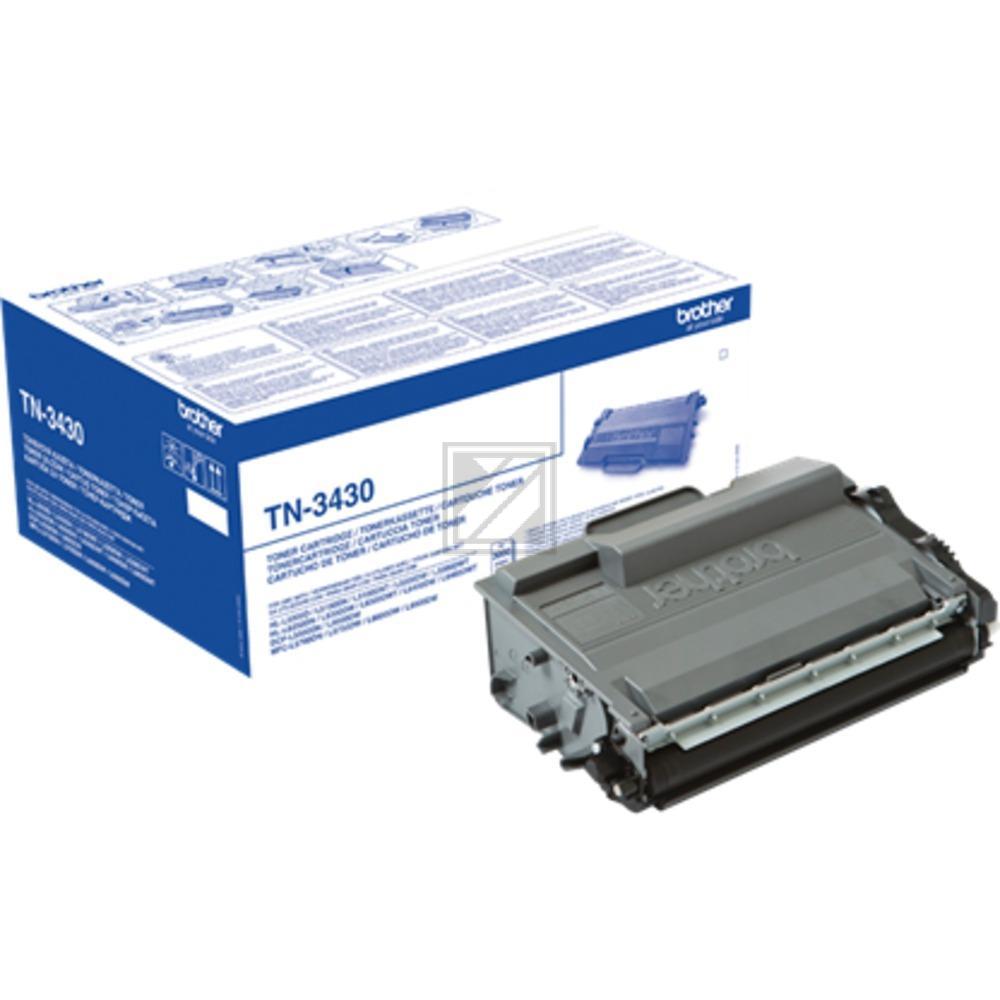 TN3430 / schwarz / original BROTHER Toner schwarz / TN3430 / 3000 S.