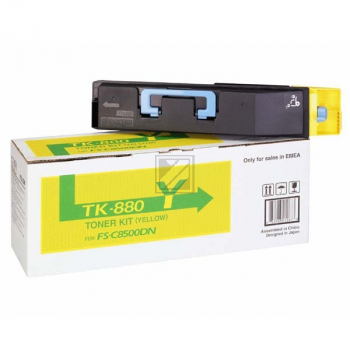 1T02KAANL0 // TK880Y / gelb / original KYOCERA Toner gelb / 1T02KAANL0 / 18000 S.