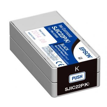C33S020601 // SJIC22PK / original EPSON Tintenpatrone schwarz / C33S020601 / 33.00 ml