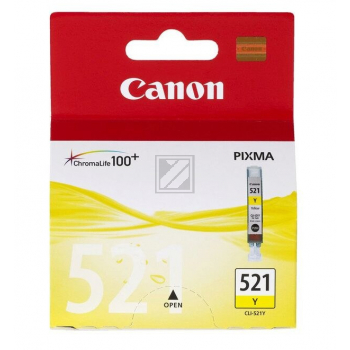 2936B001 // CLI521Y / gelb / original CANON Tintenpatrone gelb / 2936B001 / 477 S. / 9.00 ml