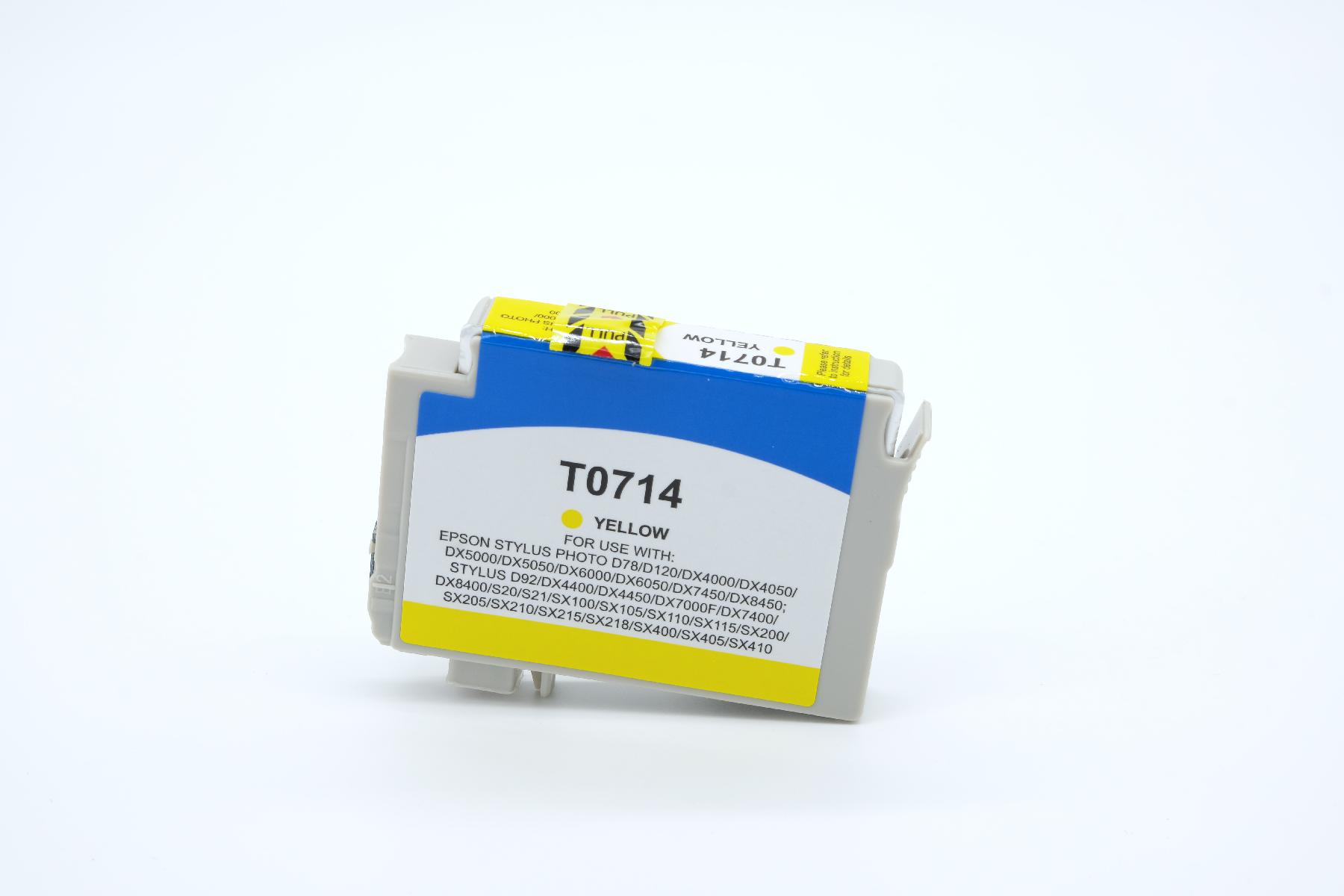 Alternativ Tinte Yellow für Epson / C13T07144010 / 13ml
