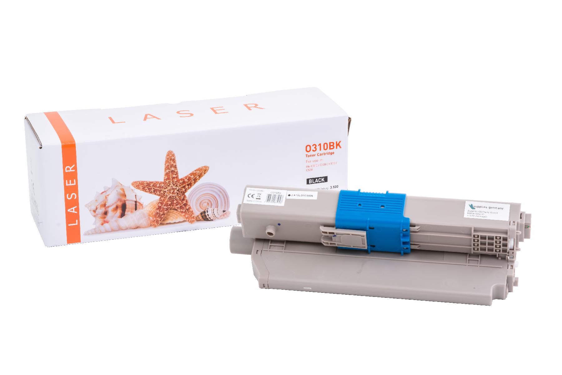 Alternativ Toner Black für OKI  / 44469803 / 3.500 Seiten