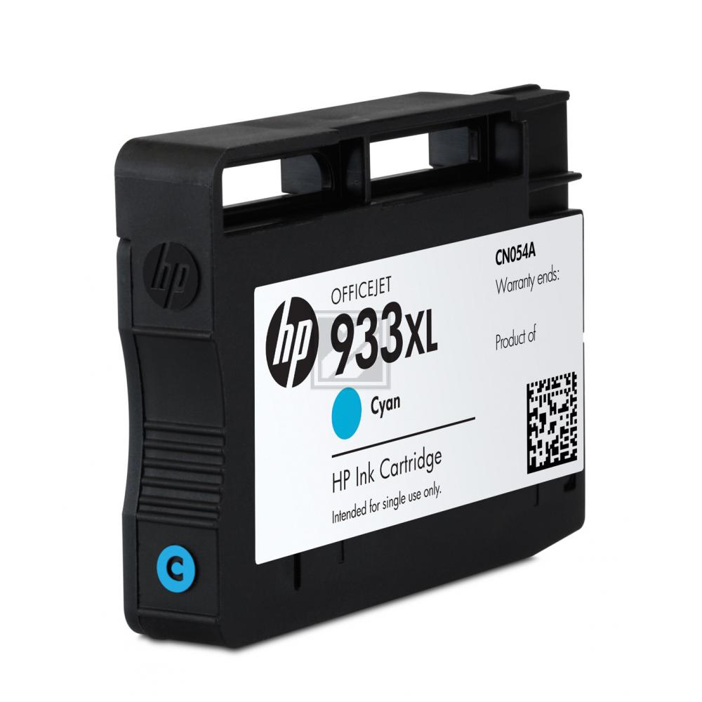 CN054AE // 933XL / cyan / original HP Tintenpatrone cyan / CN054AE / 825 S. / 8.50 ml