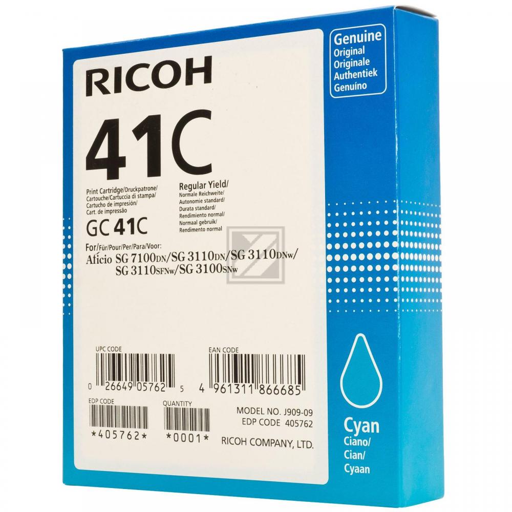 405762 // GC41C / cyan / original RICOH Tinte Sonstige / 405762 / 2200 S.