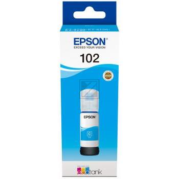 C13T03R240 // 102 / cyan / original EPSON Tintenflasche cyan / C13T03R240 / 6000 S. / 70.00 ml