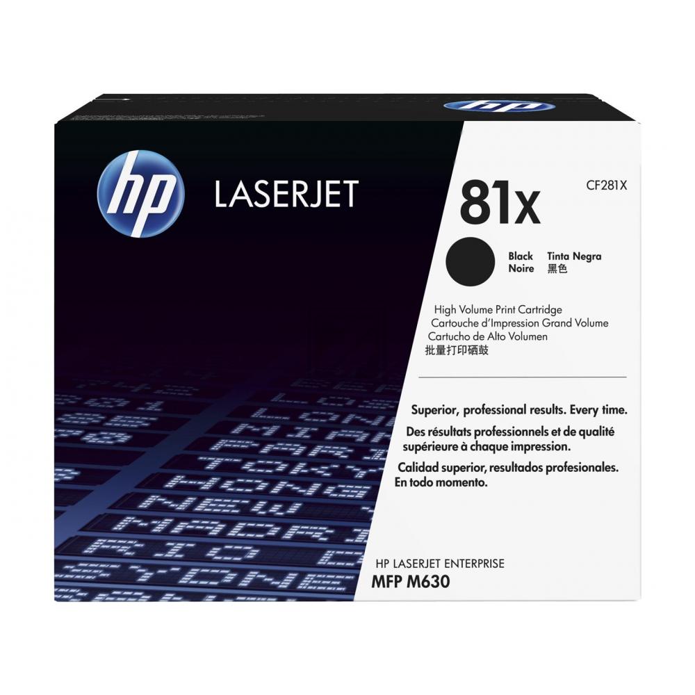 CF281X // 81X / schwarz / original HP Toner schwarz / CF281X / 25000 S.