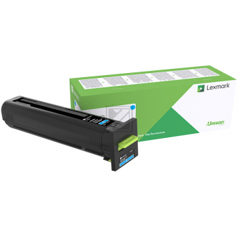 72K2XCE / cyan / original Lexmark Toner cyan / 72K2XCE / 22000 S.