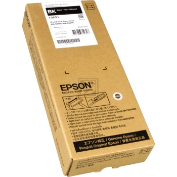 C13T08G100 // T08G1 / schwarz / original EPSON Tintenpatrone schwarz / C13T08G100 / 50000 S. / 350.00 ml