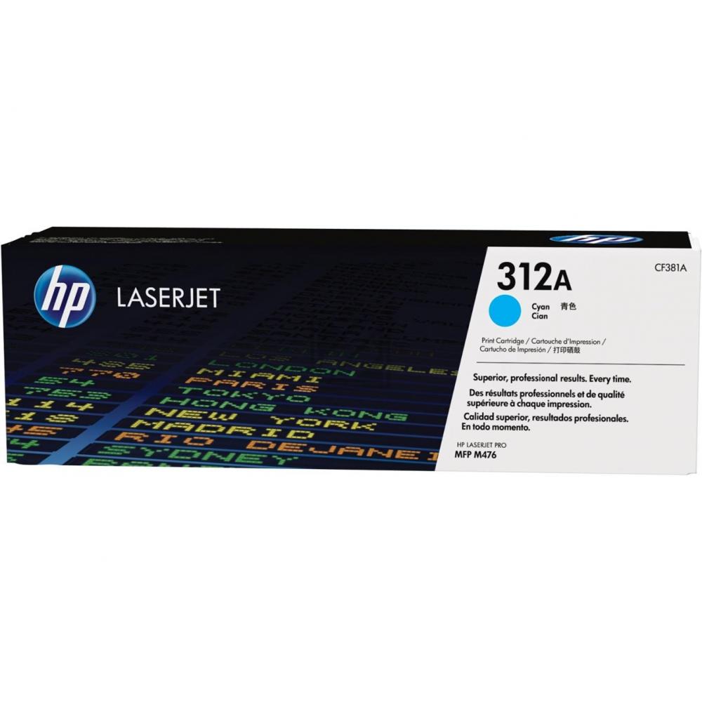 CF381A // 312A / original HP Toner cyan / CF381A / 2700 S.