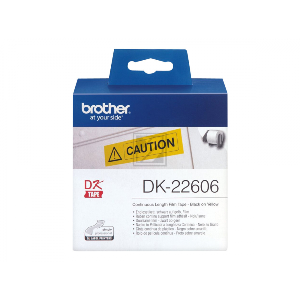 DK22606 / gelb / original BROTHER PTouch Etiketten / DK22606