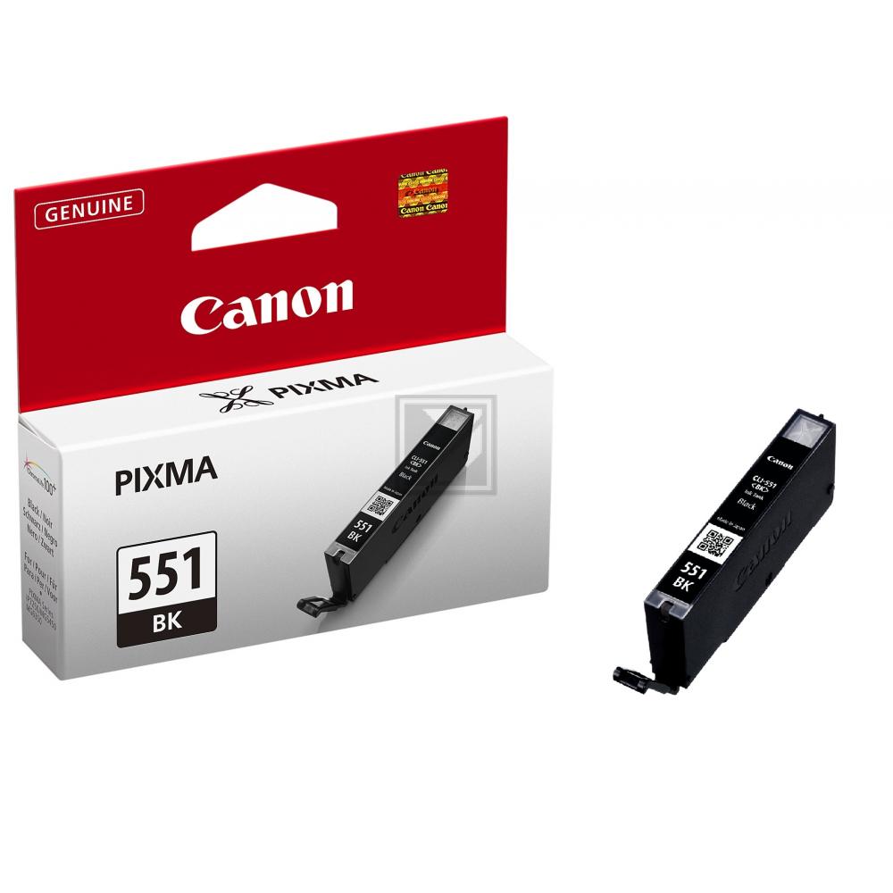 6508B001 // CLI551BK / schwarz / original CANON Tintenpatrone schwarz / 6508B001 / 1795 S. / 7.00 ml
