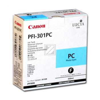 1490B001 // PFI301PC / cyan / original CANON Tintenpatrone cyan hell / 1490B001 / 330.00 ml