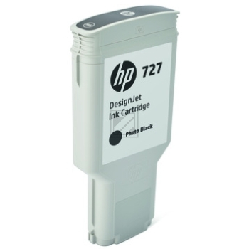F9J79A // 727 / original HP Tintenpatrone schwarz hell / F9J79A / 300.00 ml