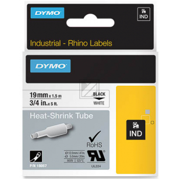 18057 // S0718330 / schwarz / original DYMO Prägeband / 18057