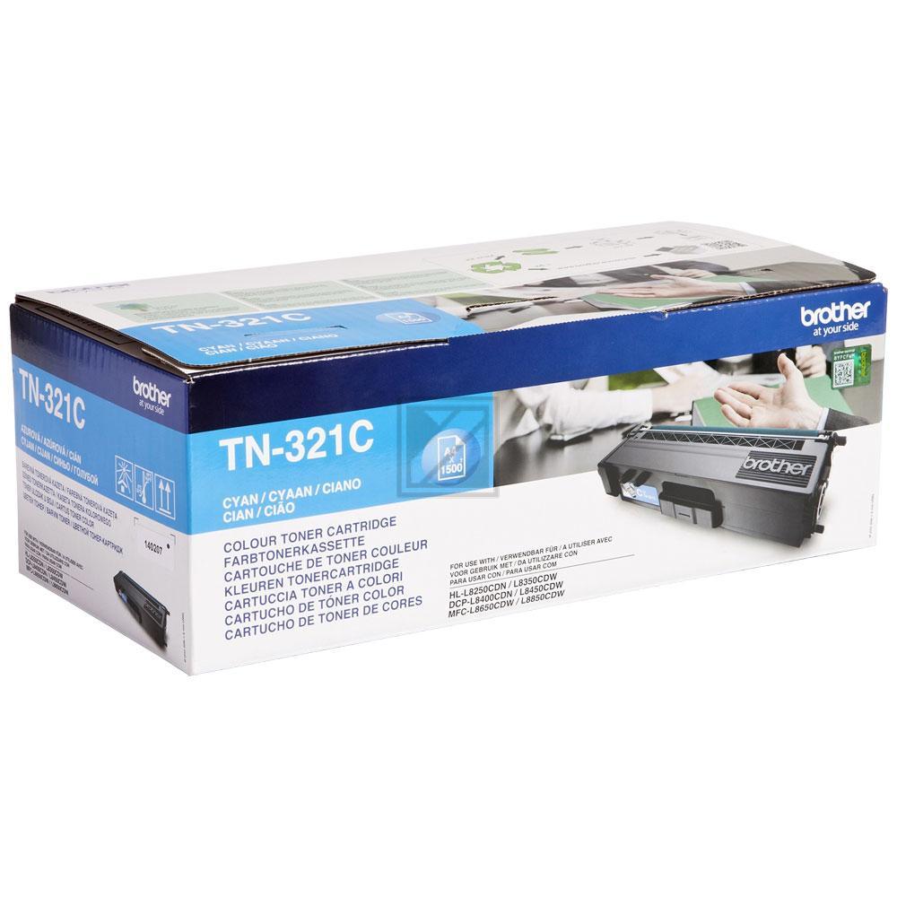 TN321C / cyan / original BROTHER Toner cyan / TN321C / 1500 S.
