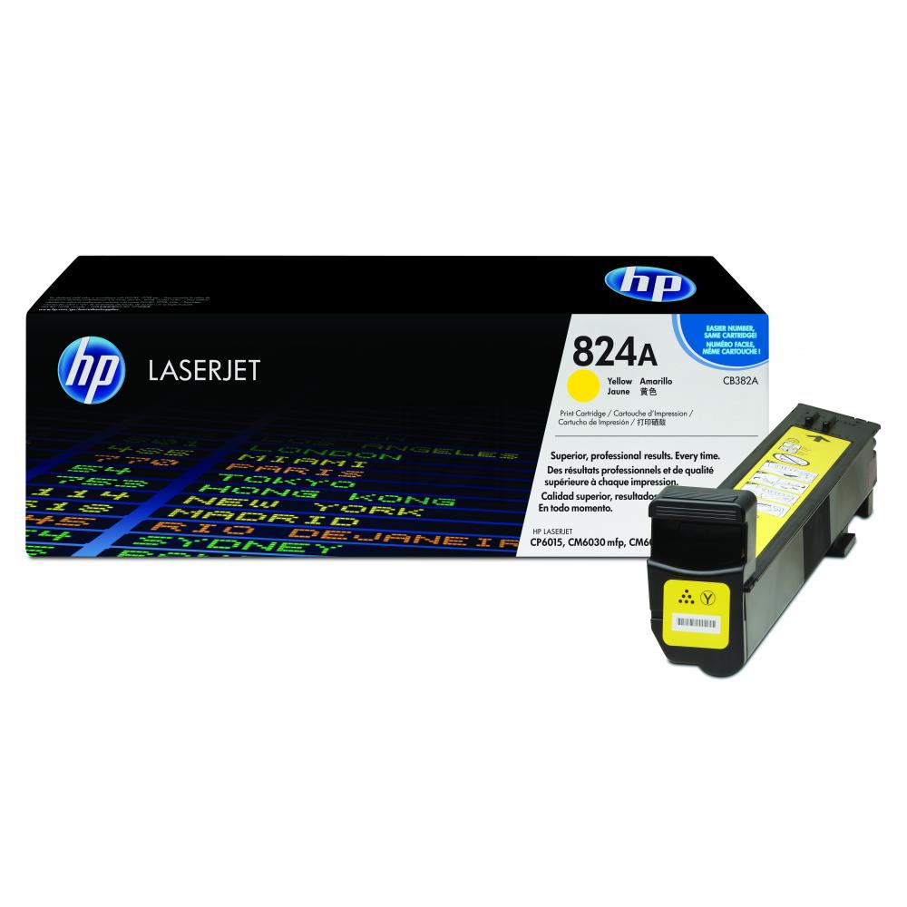 CB382A // 824A / gelb / original HP Toner gelb / CB382A / 21000 S.