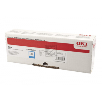 44315307 / cyan / original OKI Toner cyan / 44315307 / 6000 S.