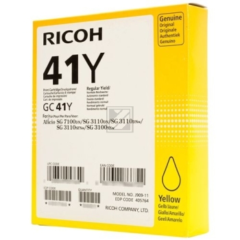 405764 // GC41Y / gelb / original RICOH Tinte Sonstige / 405764 / 2200 S.