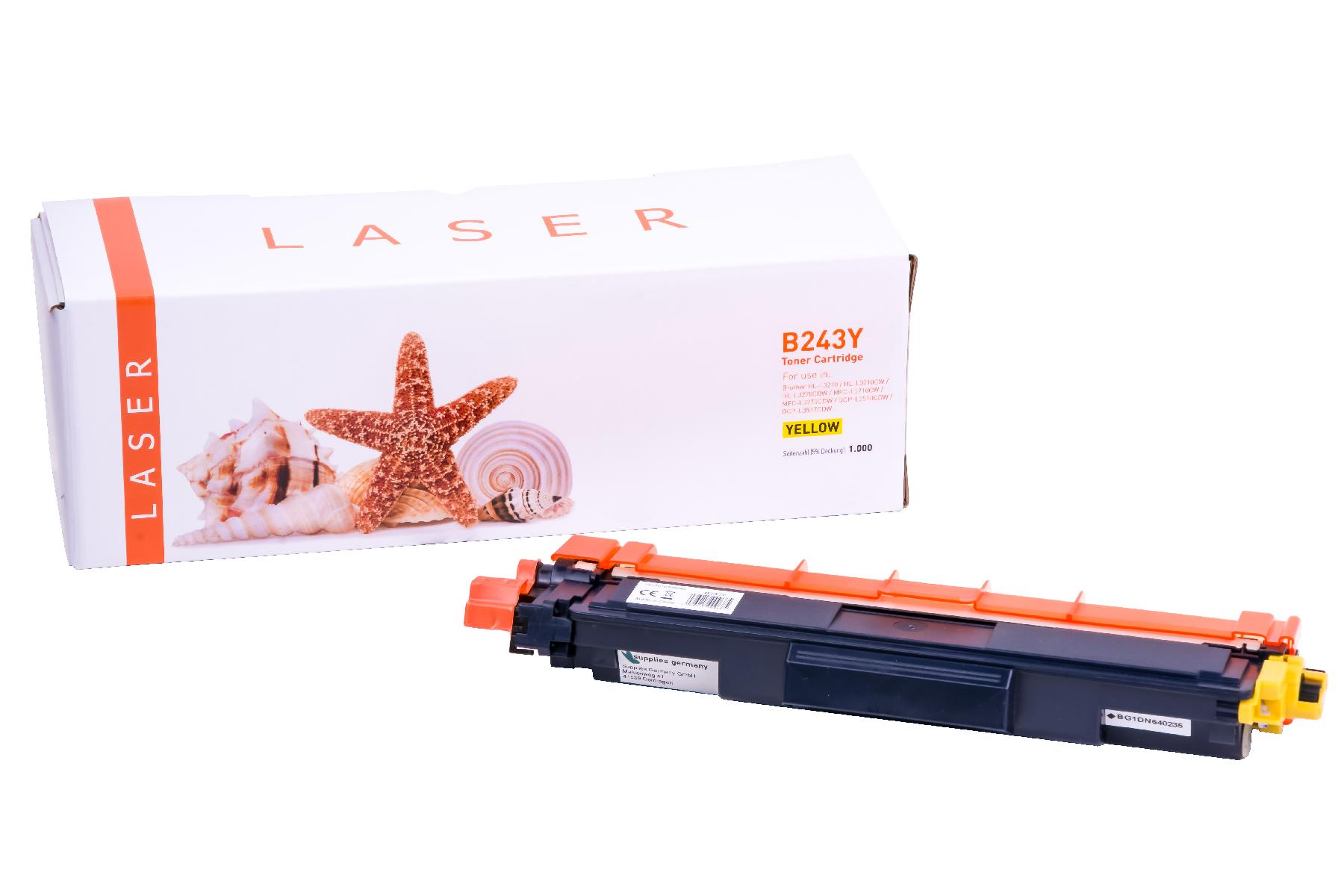 Alternativ Toner Yellow für Brother / TN243Y / 1.000 Seiten