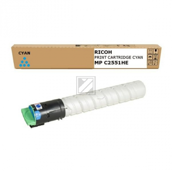 842064 // TYPEMPC2551HE / cyan / original RICOH Toner cyan / 842064 / 9500 S.