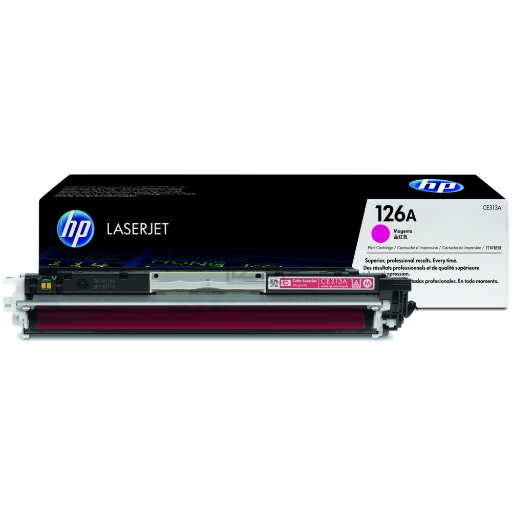 CE313A // 126A / magenta / original HP Toner magenta / CE313A / 1000 S.