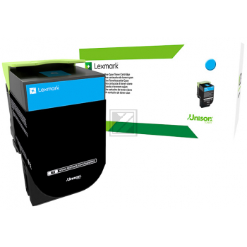 70C2XCE // 702XC / cyan / original LEXMARK Toner cyan / 70C2XCE / 4000 S.