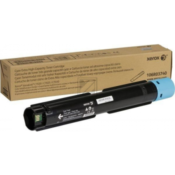 106R03740 / cyan / original XEROX Toner cyan / 106R03740 / 16500 S.