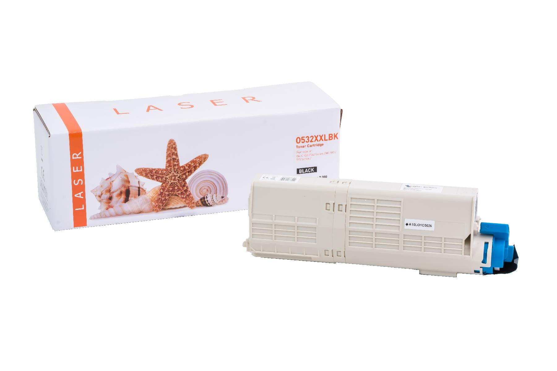 Alternativ Toner Black für Oki / 46490608 / 7.000 Seiten