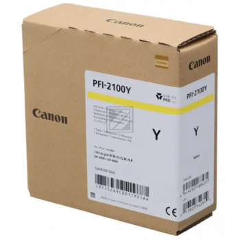 5269C001 // PFI2100Y / gelb / original CANON Tintenpatrone gelb / 5269C001 / 160.00 ml