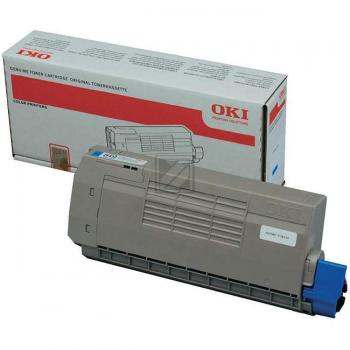 44318607 / cyan / original OKI Toner cyan / 44318607 / 11500 S.
