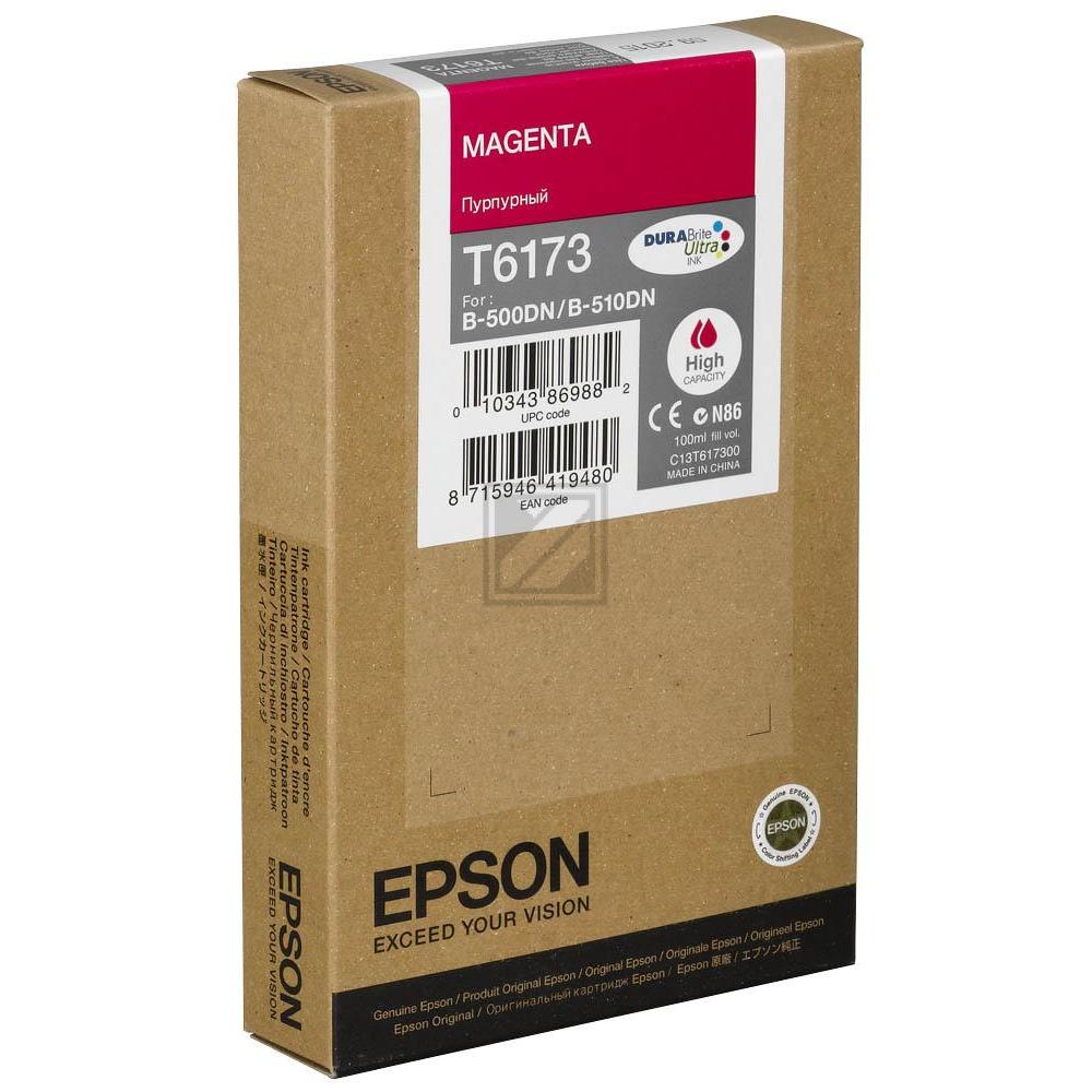 C13T617300 // T6173 / magenta / original EPSON Tintenpatrone magenta / C13T617300 / 7000 S. / 100.00 ml