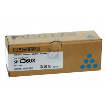 408251 // SPC360X / cyan / original RICOH Toner cyan / 408251 / 9000 S.