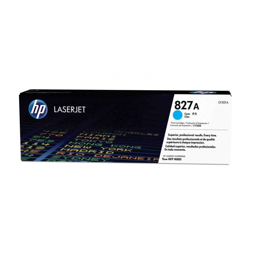 CF301A // 827A / cyan / original HP Toner cyan / CF301A / 32000 S.