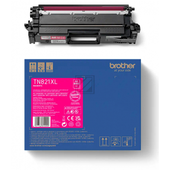 TN821XLM / magenta / original BROTHER Toner magenta / TN821XLM / 9000 S.