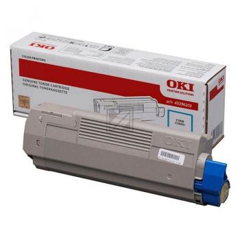 45396203 / cyan / original OKI Toner cyan / 45396203 / 11500 S.