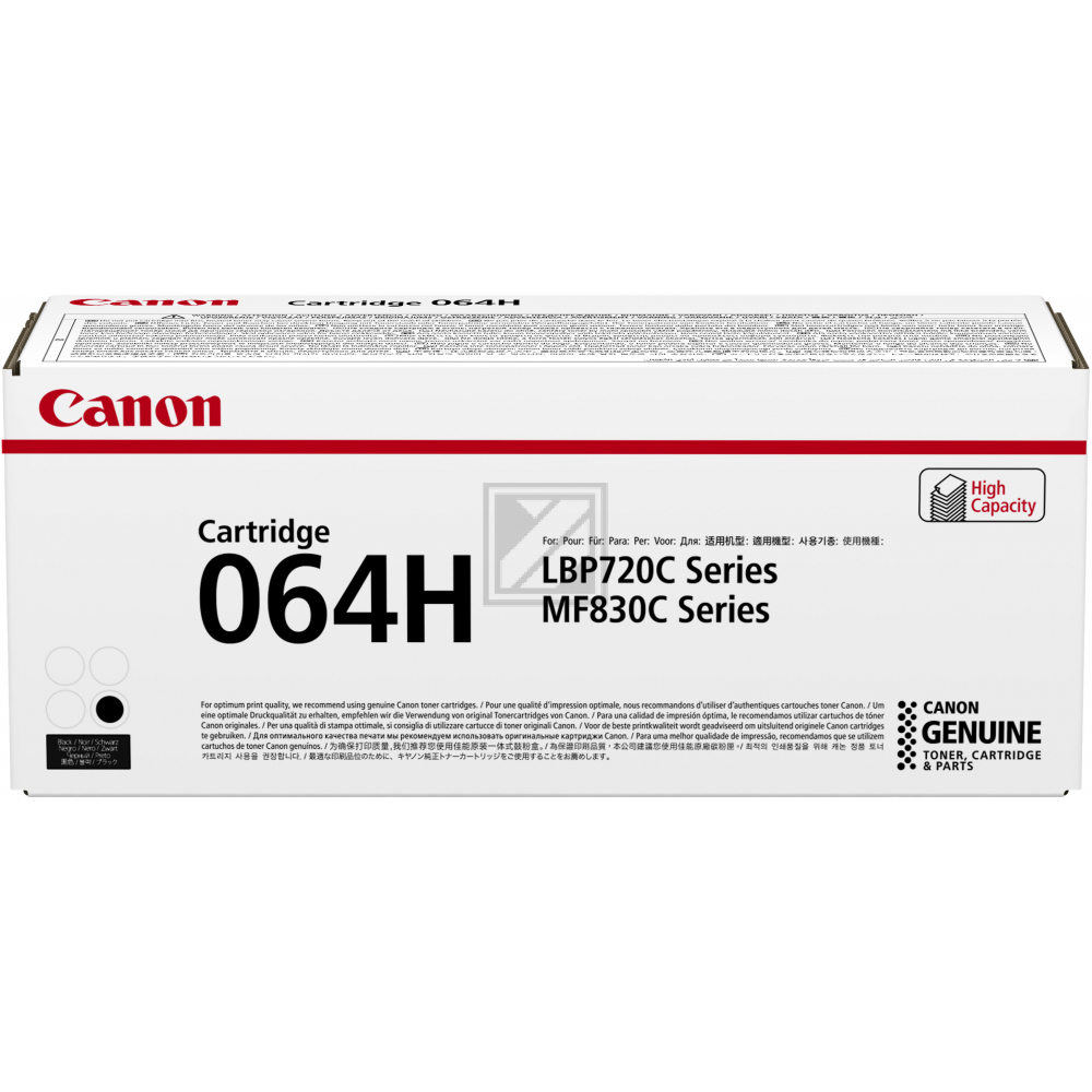 4938C001 // 064H / original CANON Toner schwarz / 4938C001 / 13400 S.