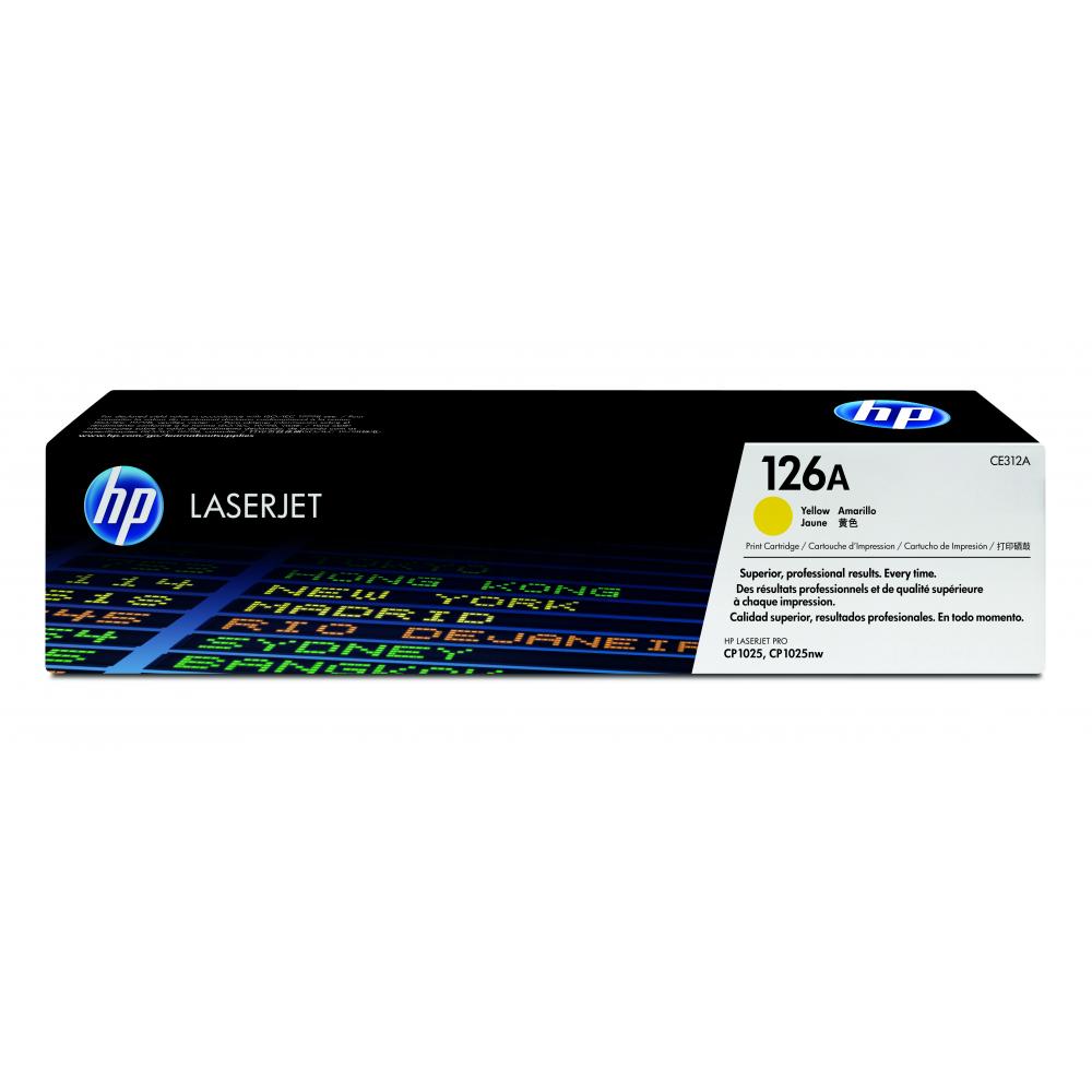 CE312A // 126A / gelb / original HP Toner gelb / CE312A / 1000 S.