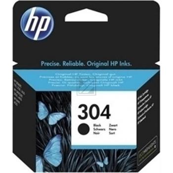 N9K06AE301 // 304 / schwarz / original HP Druckkopfpatrone schwarz / N9K06AE301 / 120 S. / 4.00 ml