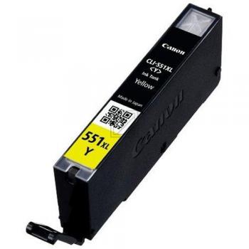 6446B001 // CLI551YXL / gelb / original CANON Tintenpatrone gelb / 6446B001 / 695 S. / 11.00 ml