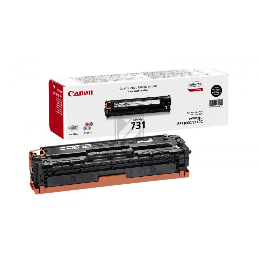 6272B002 // 731BK / schwarz / original CANON Toner schwarz / 6272B002 / 1400 S.