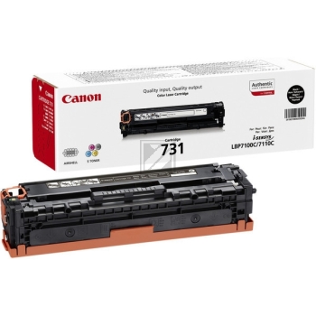 6272B002 // 731BK / schwarz / original CANON Toner schwarz / 6272B002 / 1400 S.