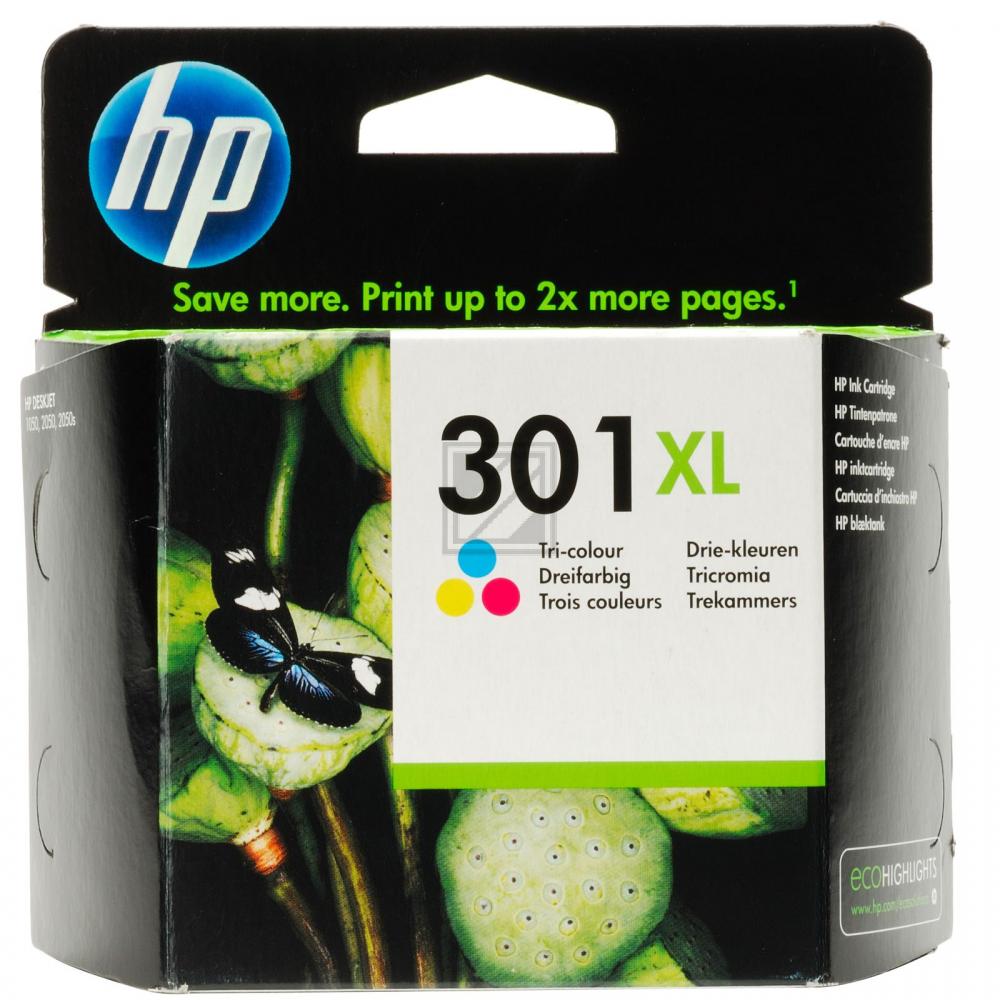 CH564EE // 301XL / original HP Druckkopfpatrone color / CH564EE / 300 S. / 8.00 ml