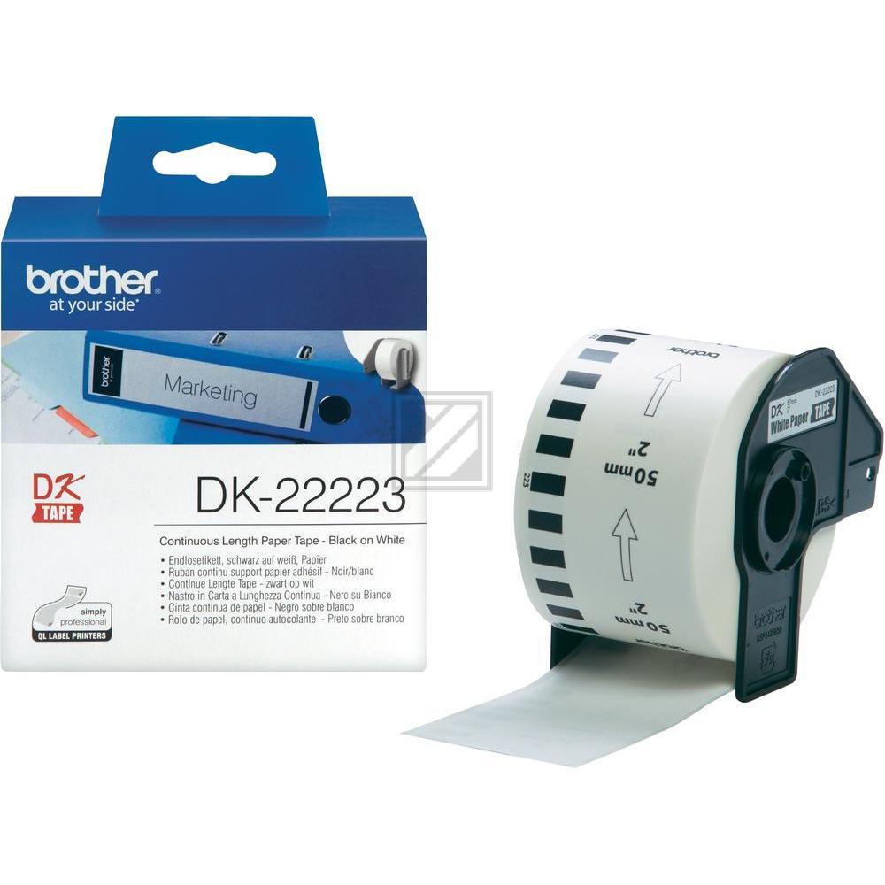 DK22223 / original BROTHER PTouch Etiketten / DK22223