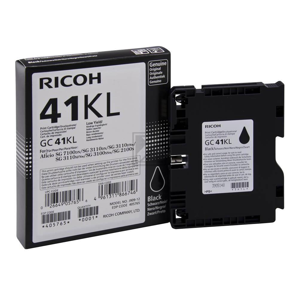 405765 // GC41KL / schwarz / original RICOH Tinte Sonstige / 405765 / 600 S.