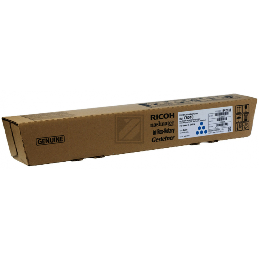 842533 / cyan / original RICOH Toner cyan / 842533 / 28000 S.