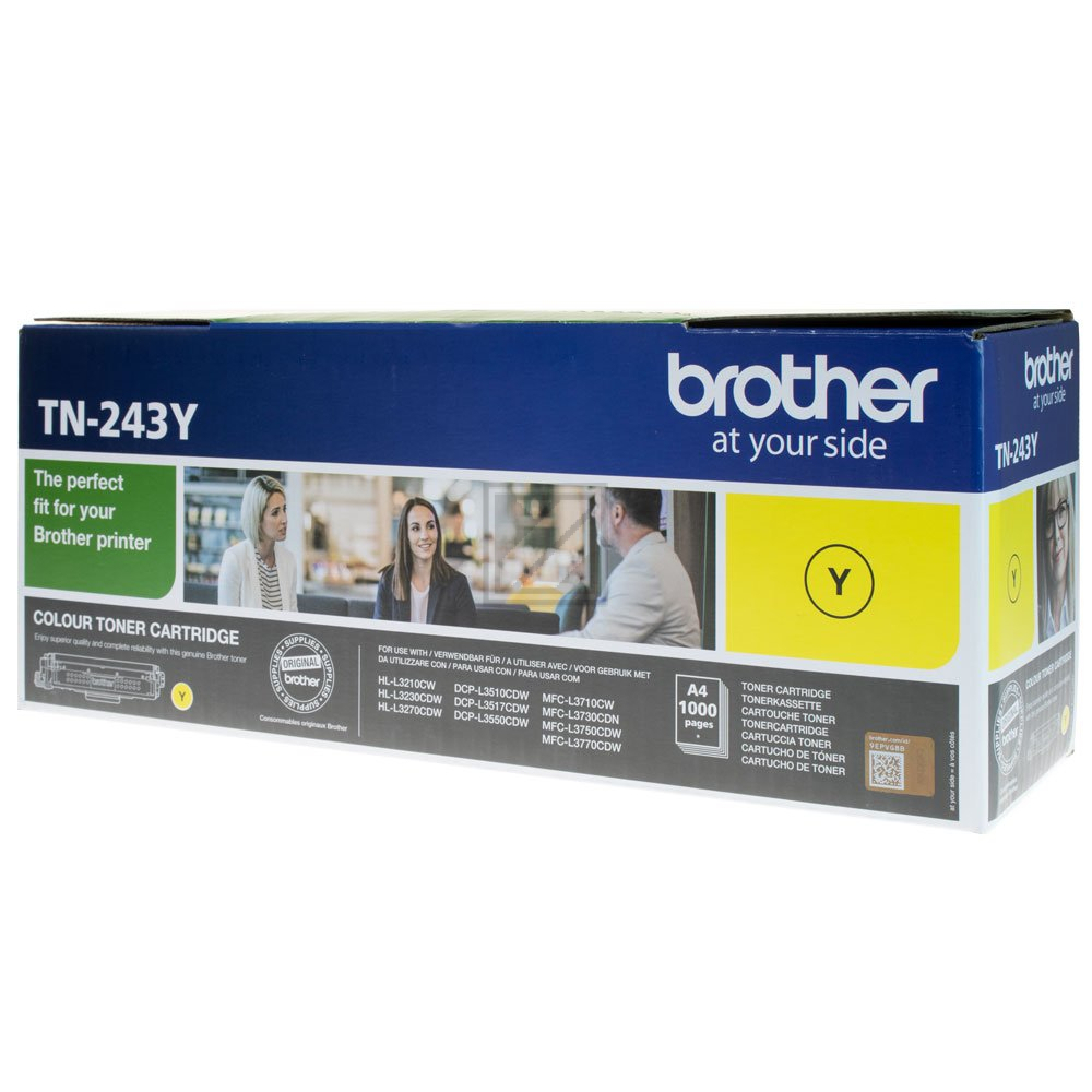 TN243Y / original BROTHER Toner gelb / TN243Y / 1000 S.