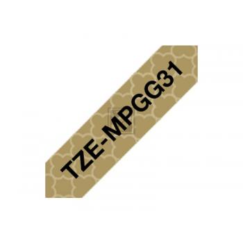 TZEMPGG31 / original BROTHER PTouch Farbband / TZEMPGG31